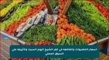 أسعار الخضروات والفاكهة في كفر الشيخ اليوم السبت وتأثيرها على السوق المحلي
